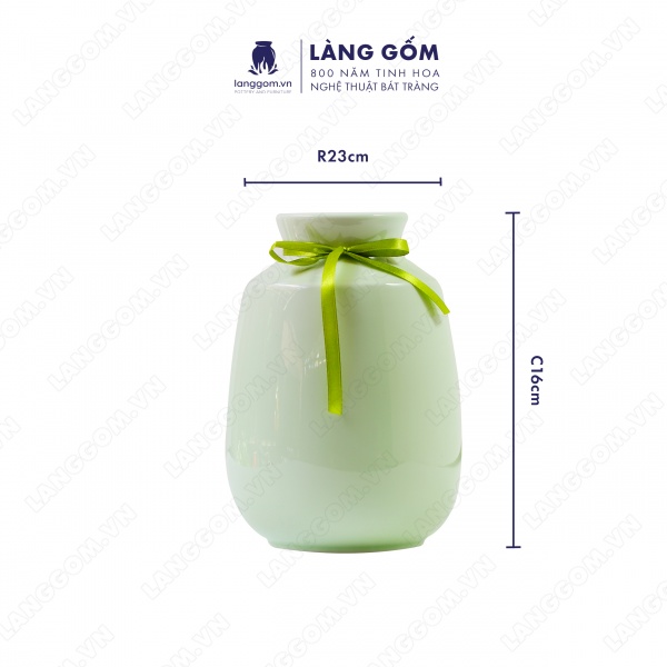 Lọ hoa Men ngọc giỏ cua