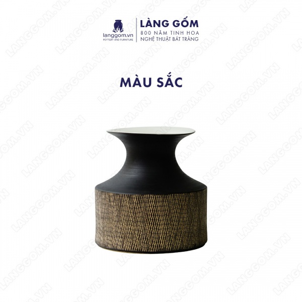 Lọ hoa Men mát gại loe