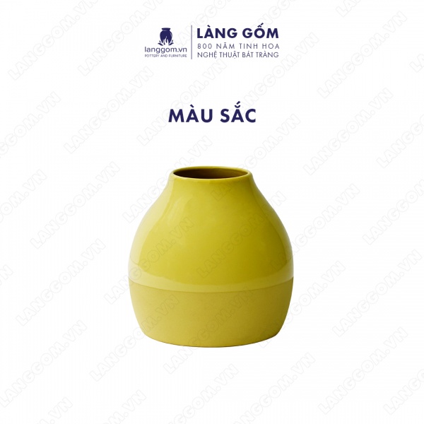 Lọ hoa Men mát dạng pháo