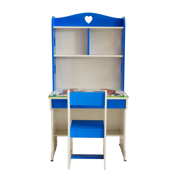 Bàn học sinh kệ màu (SG) - Mẫu giáo 80 cm