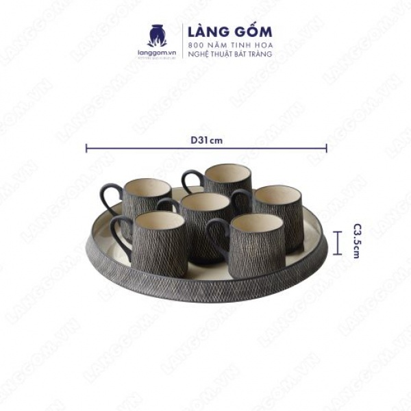 Set Bình sữa họa tiết gại màu đen