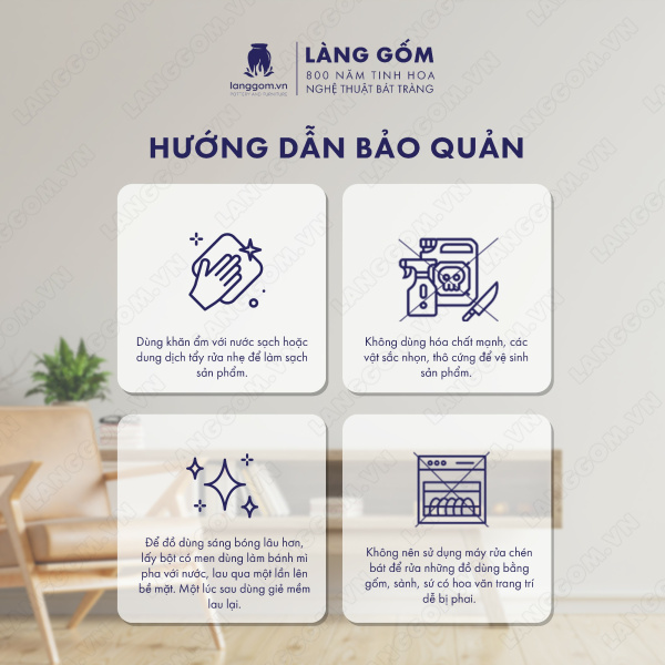 Lọ hoa Men trắng cú cao