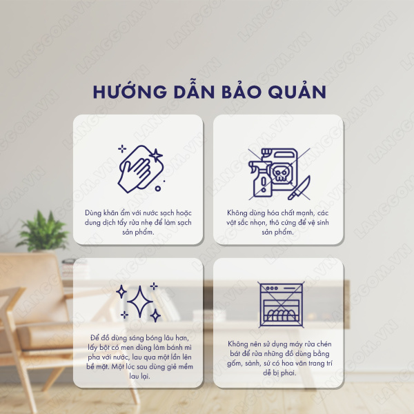 Lọ hoa Men trắng vò ong